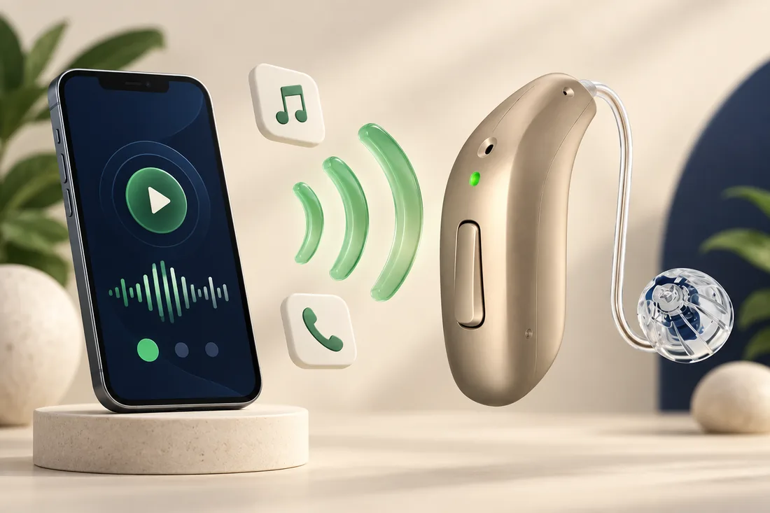 Aparato auditivo con conexión Bluetooth